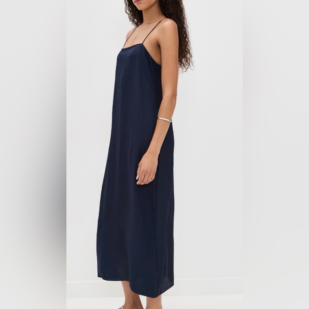 Tibi silk maxi slip Dress